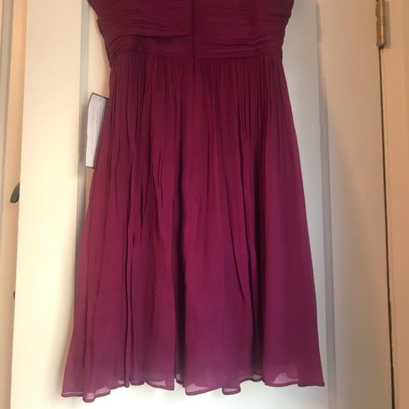 J crew Arabelle strapless dress in spiced wine - Picture 3 of 8